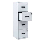 Schubladenschrank Bisley Nachfüllbarer Aktenschrank 125 x 40 x 40 cm Grau Metall