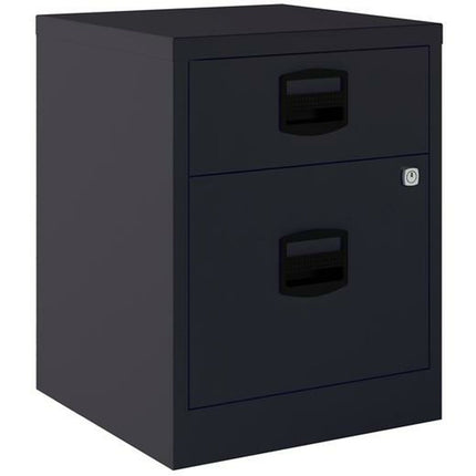 Schubladenschrank Bisley Metall Stahl Anthrazit (52 x 41 x 40 cm)