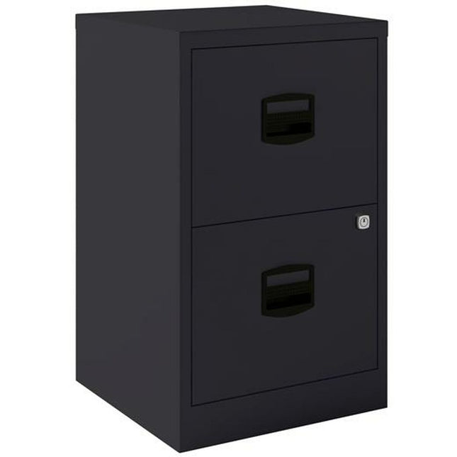 Schubladenschrank Bisley Nachfüllbarer Aktenschrank 67 x 41 x 40 cm Metall Stahl Anthrazit