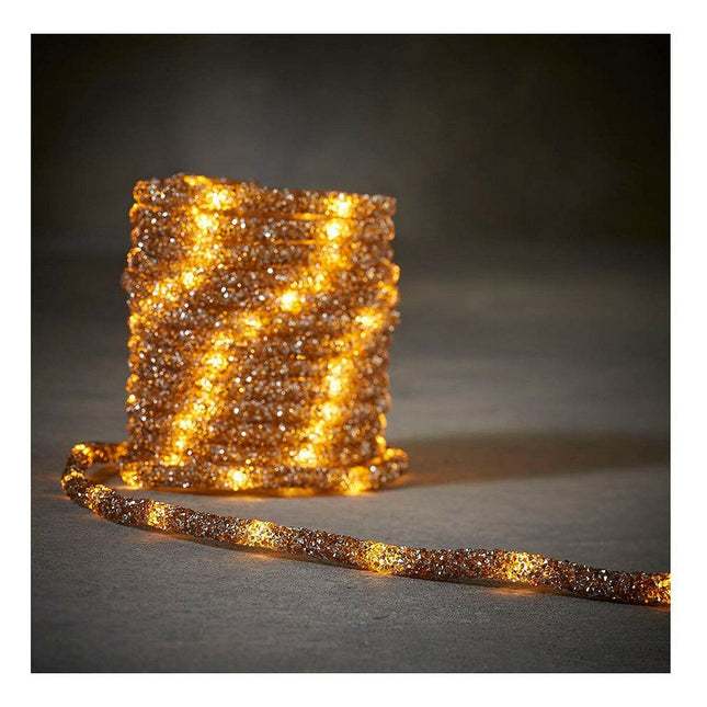 LED-Lichterkette House of Seasons Schnur 8 Funktionen LED Leicht Weiß (5 m)