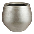 Blumentopf Mica Decorations Douro rund aus Keramik Gold (Ø 29 x 25 cm)