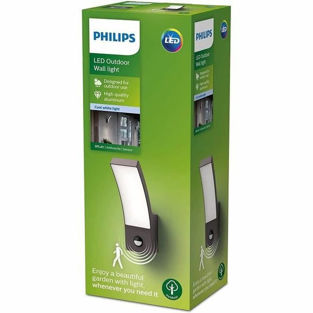 Wandleuchte Philips Luminarias de exterior Grau Anthrazit 12 W 1200 Lm (4000 K)