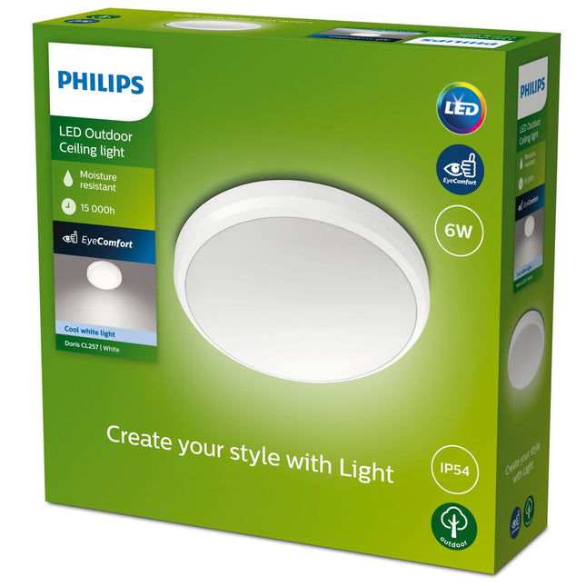 Deckenleuchte Philips Doris Weiß 6 W (4000 K)