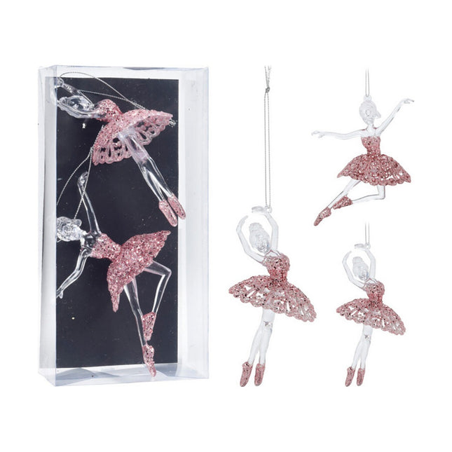 Deko-Figur Christmas Decoration Rosa