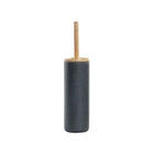 Toilettenbürste DKD Home Decor Harz Bambus (10 x 10 x 38 cm)