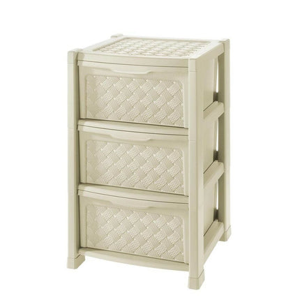 Rollcontainer Tontarelli Kunststoff 3 Schubladen (38,5 x 39 x 63,5 cm)