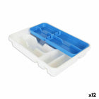Besteckkasten Tontarelli Mixy Double Blau 31 x 39,5 x 7 cm (12 Stück)