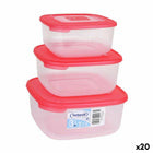 Lunchbox-Set Tontarelli karriert 3 Stücke (20 Stück)