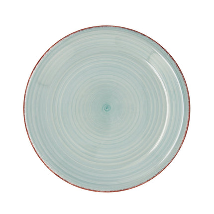 Flad plade Quid Vita Aqua türkis aus Keramik Ø 27 cm (12 Stück)