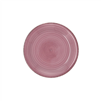 Dessertteller Quid Vita Peoni aus Keramik Rosa 19 cm (12 Stück)