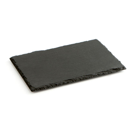 Schiefer-Effekt Keramikschale Quid Gastro Fun Schwarz (30 x 20 cm) (12 Stück)