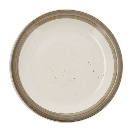 Flad plade Quid Allegra Nature aus Keramik zweifarbig (Ø 27 cm) (12 Stück)