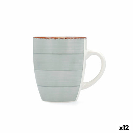 Kop Quid Vita Morning Frühstück aus Keramik Blau (350 ml) (12 Stück)