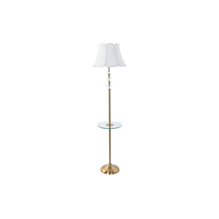 Stehlampe DKD Home Decor Gold Metall Weiß Marmor 220 V 50 W (40 x 40 x 162 cm)
