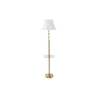 Stehlampe DKD Home Decor Gold Metall Weiß Marmor 220 V 50 W (40 x 40 x 162 cm)