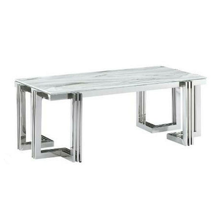 Tisch DKD Home Decor Kristall Stahl (120 x 60 x 45 cm)