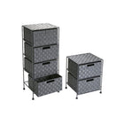 Möbel-Set-Set Versa Grau 2 Stück