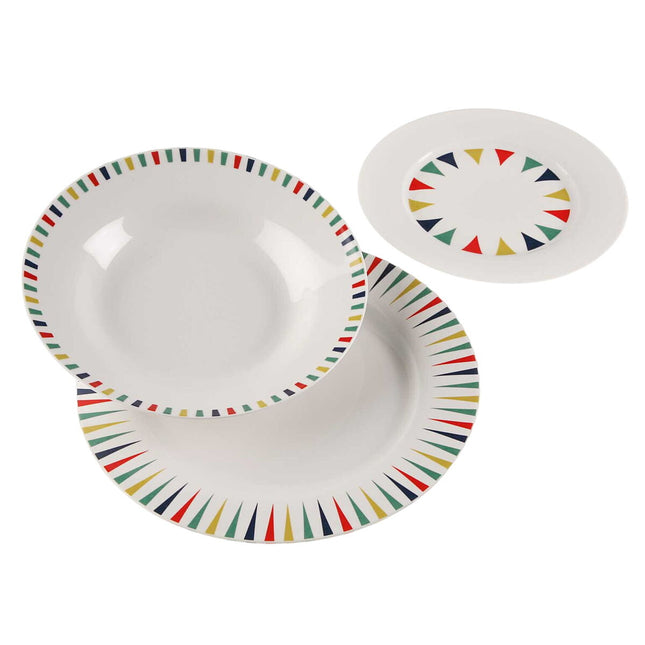 Geschirr-Set Versa Porzellan 18 Stücke