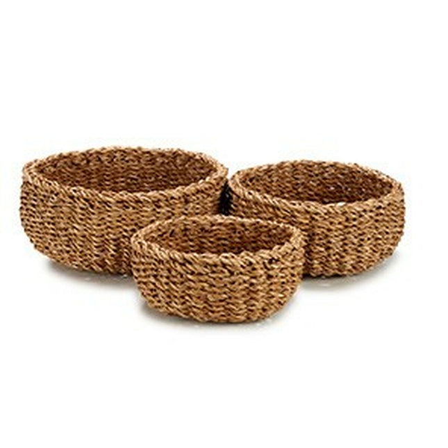 Korbsatz Espartogras 3 (3 Stücke) (30 x 12 x 30 cm) (30 x 13 x 30 cm)