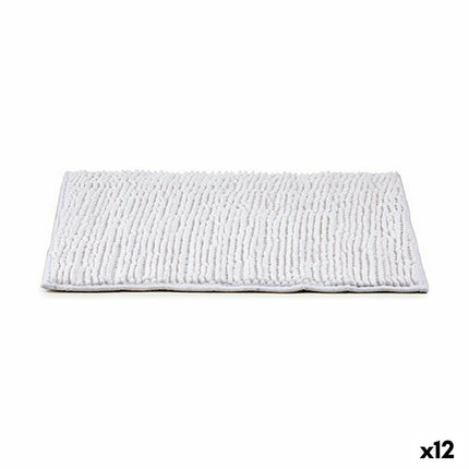 Badematte 40 x 60 cm Weiß (12 Stück)