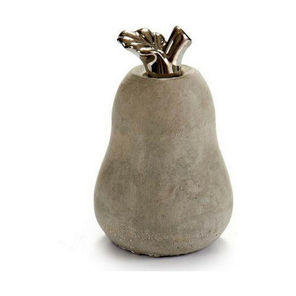 Deko-Figur Grau Zement Birne (8 x 13 x 8 cm) (12 Stück)