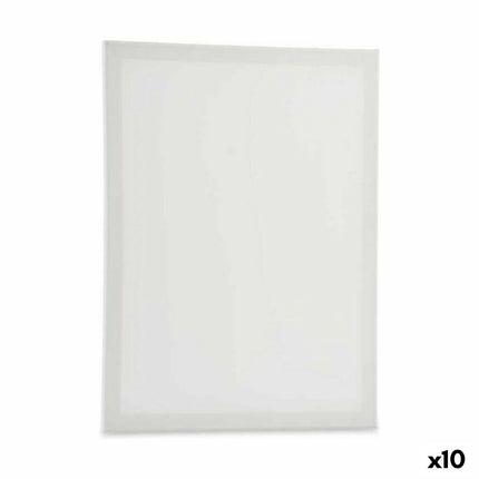 Leinwand Weiß (1,5 x 60 x 45 cm) (10 Stück)