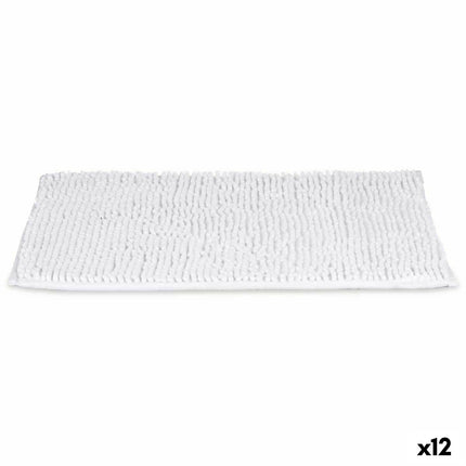 Badematte 40 x 60 cm Weiß (12 Stück)