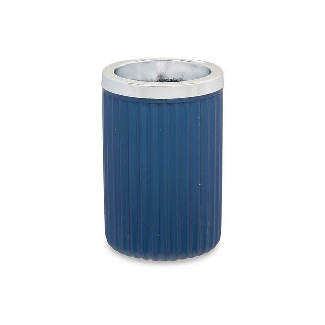 Becher Zahnbürstenhalter Blau Kunststoff 32 Stück (7,5 x 11,5 x 7,5 cm)
