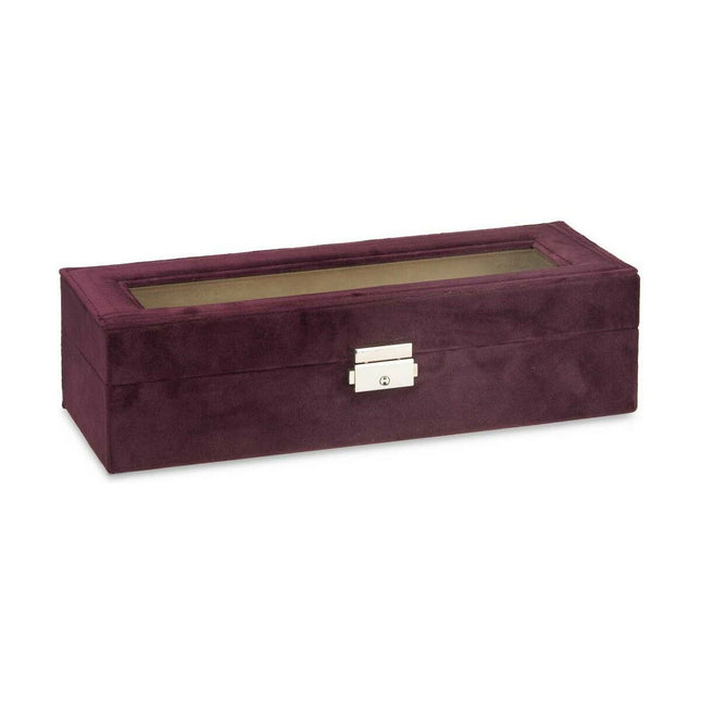 Uhrenbox Metall (30,5 x 8,5 x 11,5 cm) (6 Stück)