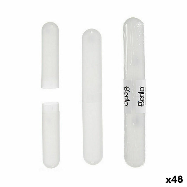 Zahnbürstenhalter Durchsichtig Polypropylen 20 x 2 x 3 cm (48 Stück)