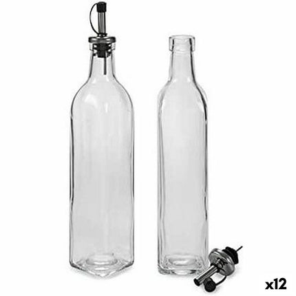 Öl- und Essig-Set 2 x 50 ml Durchsichtig Kristall (12 Stück)