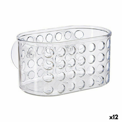 Duschaufhänger 15,8 x 8,5 x 8 cm Durchsichtig PVC polystyrol (12 Stück)