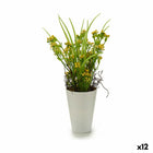 Dekorationspflanze Blume Kunststoff 12 x 30 x 12 cm (12 Stück)