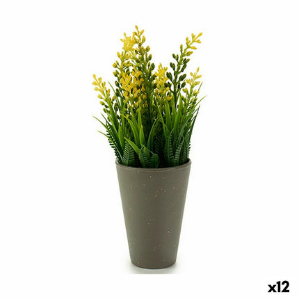 Dekorationspflanze Blume Kunststoff 12 x 22 x 12 cm (12 Stück)