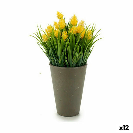 Dekorationspflanze Stachel Kunststoff 10 x 20 x 10 cm (12 Stück)