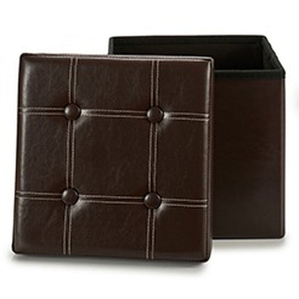Puff Ablagefach Braun 31 x 31 x 31 cm (6 Stück)