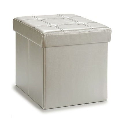 Puff Silberfarben 31 x 31 x 31 cm (6 Stück)