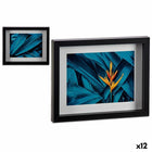 Bild Pflanzenblatt Tropical Bunt Holz 22 x 2,5 x 27 cm (12 Stück)