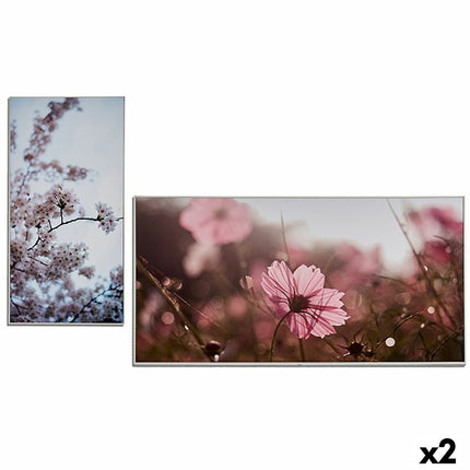 Leinwand Blomster 61,5 x 3 x 121,5 cm (2 Stück)