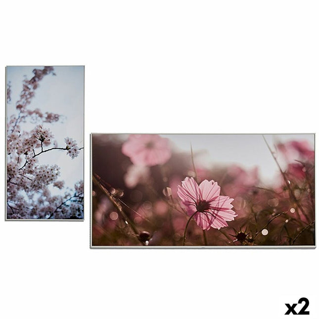 Leinwand Blomster 61,5 x 3 x 121,5 cm (2 Stück)