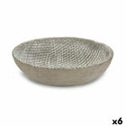 Blumentopfplatte Mit Relief Grau 25,2 x 6,6 x 18,5 cm (6 Stück)