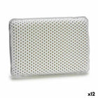Kissen Badewanne Antirutsch Weiß 100 % PVC 20 x 6 x 29 cm (12 Stück)