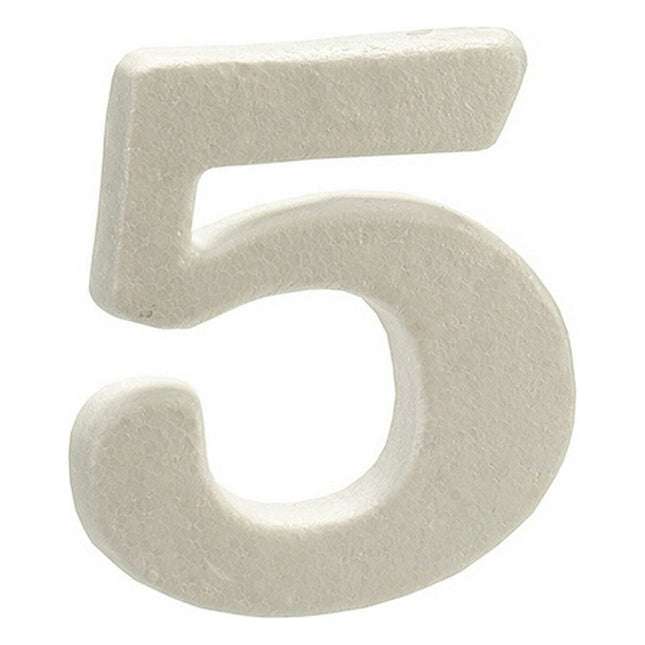 Zahle 5 Weiß polystyrol 2 x 15 x 10 cm (12 Stück)