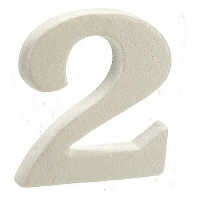 Zahle 2 Weiß polystyrol 2 x 15 x 10 cm (12 Stück)