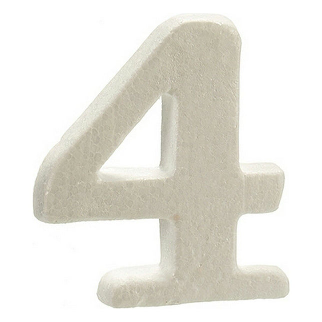 Zahle 4 Weiß polystyrol 2 x 15 x 10 cm (12 Stück)