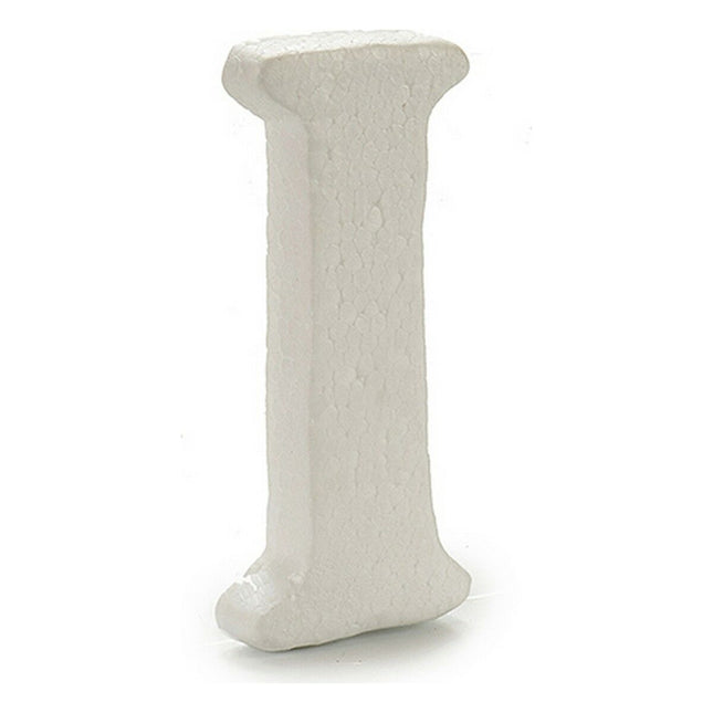Buchstabe I Weiß polystyrol 1 x 15 x 13,5 cm (12 Stück)