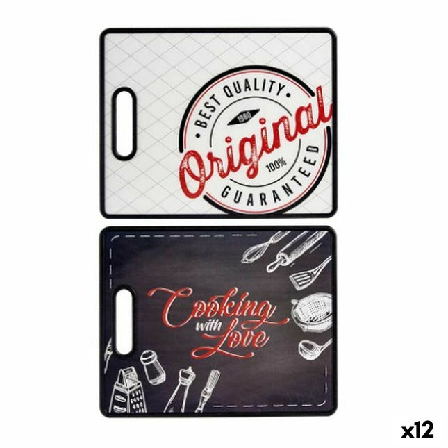 Schneidebrett Küche Polypropylen 30,5 x 1 x 38 cm (12 Stück)