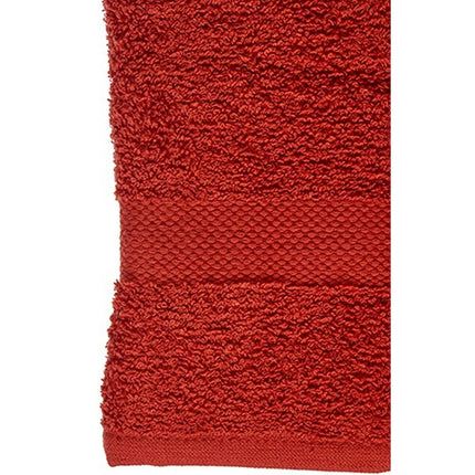 Badetuch Ziegelfarben 50 x 90 cm (6 Stück)