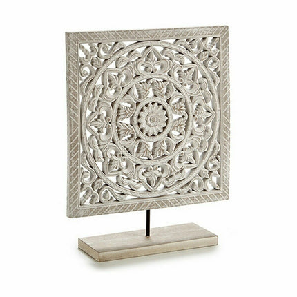 Deko-Figur Mandala Weiß 7 x 35,5 x 30 cm (6 Stück)