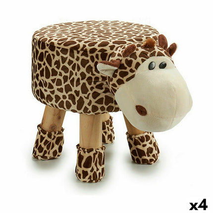 Hocker Giraffe 29 x 30 x 42 cm (4 Stück)